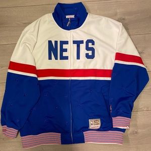 Mitchell & Ness NJ Nets 3XL Track Jacket